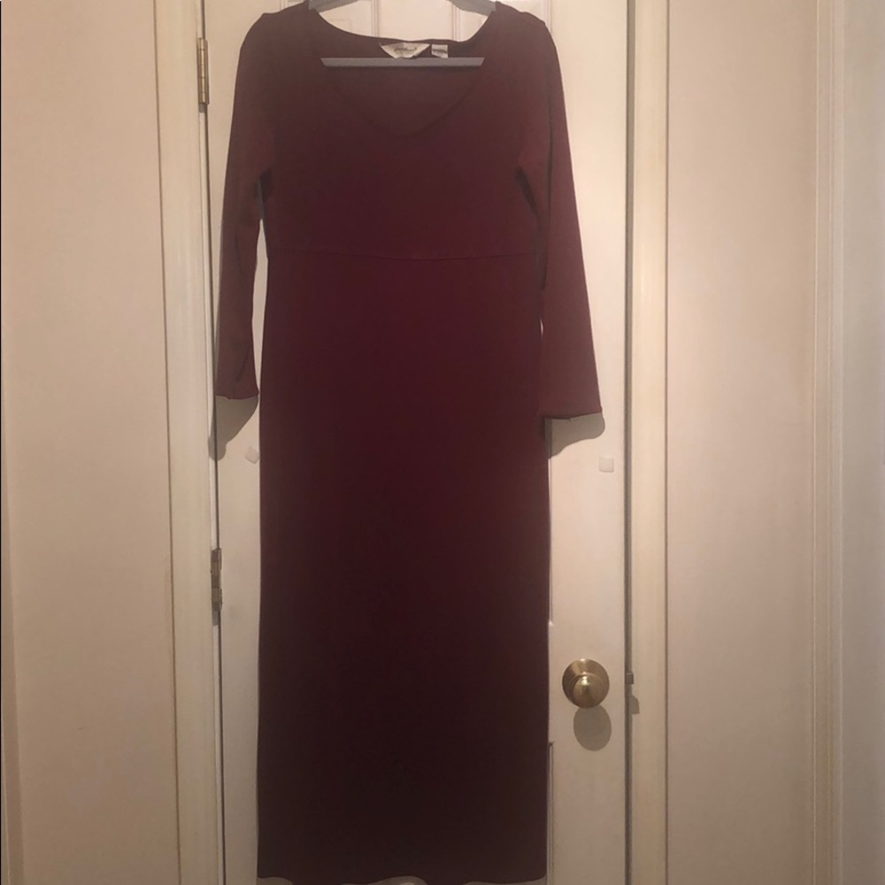 Vintage Eddie Bauer V-neck Maxi dress